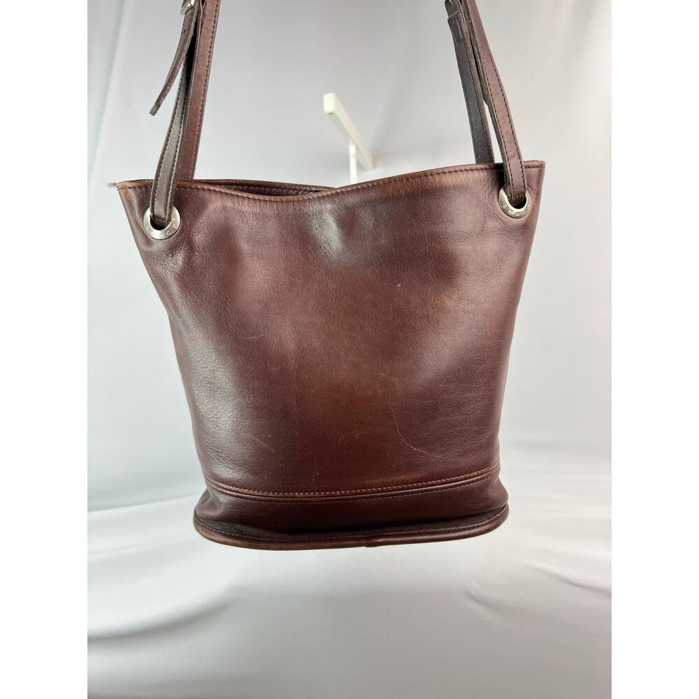Rare 1998 Vintage Coach Westport Shoulder Bucket Bag Mahogany Brown Leather - Picture 13 of 16